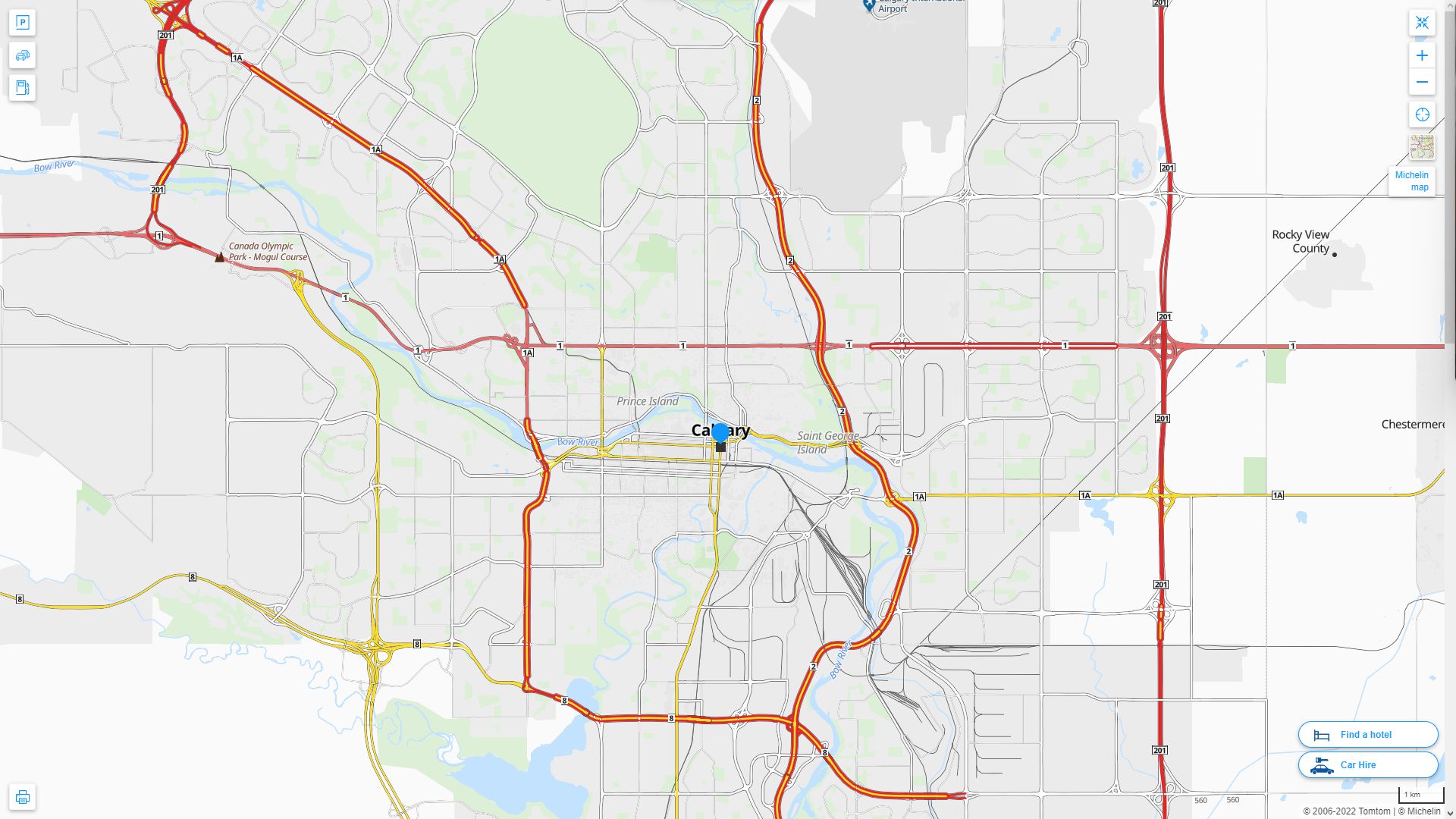 Calgary Map Canada(05)